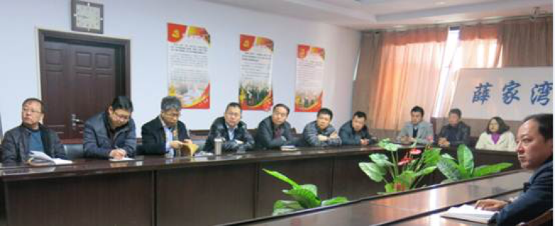 百里長川西口文化創(chuàng)意長廊規(guī)劃設(shè)計項目組赴薛家灣鎮(zhèn)進(jìn)行項目溝通和調(diào)研